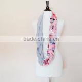 Floral Nursing Scarf - Nursing Cover Scarf - Christmas Gift for Mom - Pink Breastfeeding Cover - New Mom Gift - Baby Shower Gift thumbnail-5