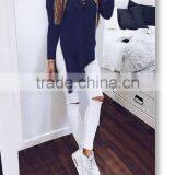 Women Long Sleeve T-shirt Irregular Ruffle Blouse Long Sleeve Tops Size S-XL Casual Shirt for Woman thumbnail-5