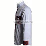 BSCI/SA8000 Executive Solid Latest Shirt Designs for Men Casual Shirt Men's Dress Shirt thumbnail-4