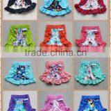 2017 Summer Baby Pants Children Ruffle Pants Custom Printed Pantsshorts thumbnail-1