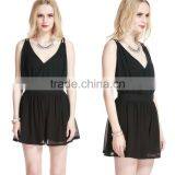 2016 Fashion Oem Women Dress Jumpsuits One Pieces Chiffon Sexy Summer Dress 2016 for Wholesale thumbnail-1