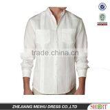 Mens 100% Linen Two Pocket Guayabera Shirts thumbnail-1