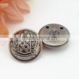 Monopoly Grade Metal Copper Button Clasp Buckle Retro Style Sweater Coat Pattern Button Seiko thumbnail-1
