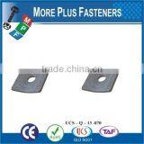 Made in Taiwan High Quality Carbon Material Square Hole Washer for Carriage Bolt DIN436 thumbnail-2