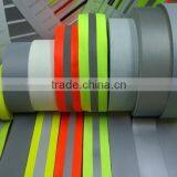 High Visibility EN471silver White Fire Flame Retardant Warning Reflective Fabric Tape thumbnail-2