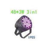 Multi Color IP65 Outdoor 48 x 3w Led Par 64 Light For Wedding / Party / Event Lighting