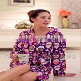 Lovely Cup Cake Coral Feelce for Ladies Robe thumbnail-2