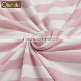 Good Price Qianxiu Wholesale Long Sleeved Stripes Sweet Cute Girl Lady Loose Cotton Nightdress thumbnail-5