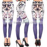 2014 European and American New Women Leggings Tiger Head of Digital Printing Pantyhose Legging Pants