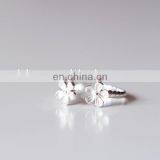 Plum Blossom Charm Open Delicate Ring Sterling Silver Ring Women Fashion Jewelry thumbnail-2