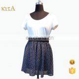 Pretty Summer Women Short Print Chiffon Skirt thumbnail-1
