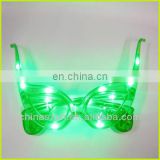 2014 Promotional Green Martian Light Up Funky Glasses