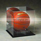 Fashion clear PMMA basketball display box plexiglass basketball display case acrylic basketball box