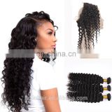 peruvian hair 360 Lace Frontal With Bundles Pre Plucked 360 Lace Frontal Closure