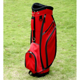 Custom Red and Black Color Polyester Material Golf Cart Bag thumbnail-5