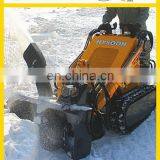 HYSOON Diesel Mini Skid Steer Loader With 4 in 1 Bucket for Farm thumbnail-5