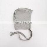 Baptismal Baby Gown Set Knotted Baby Gown Bonnet Baby Hat thumbnail-6