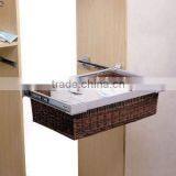 Wardrobe Accessories Multifunction Hanging Ratan Cloth Basket