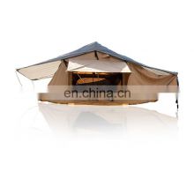 3-4 Person Auto Outdoor  travel Camping Aluminum Soft Shell Car Roof Top Tent with Annex Tent Camping Outdoor