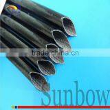 UL Approval Green Color Braided Fiberglass Sleeve Impregnated Silicone thumbnail-2