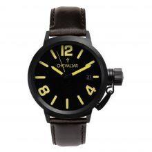 Stainless Steel Water Resistance Watches Genuine Leather Quartz Man Watch thumbnail-1