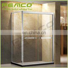 Foshan Wholesale Cheap Hotel Stainless Steel Tempered Glass Shower Cubicle thumbnail-4