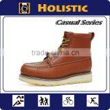 Goodyear Welt Moc Toe American Fashion Genuine Leather Casual Boots thumbnail-1