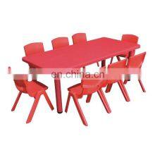 Professional Manufacturer Kindergarten Preschool Cheap Plastic Study Table Kids Furniture Table and Chiars Set thumbnail-5