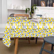 Custom Design Rose Flowers Table Cloth Polyester Table Clothes Fabric thumbnail-4