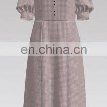 Popular Elegant Design Rayon Polyester TR Yarn Dyed Crepe Fabric for Dress thumbnail-4