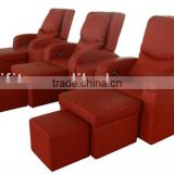 New design pedicure spa leather recliner massage sofa