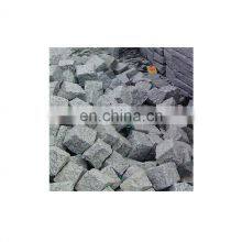 Natural Split Light Grey Cobble Stone Granite Driveway Paving thumbnail-1