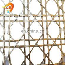 Metal Interior Decoration Crimped Woven Mesh