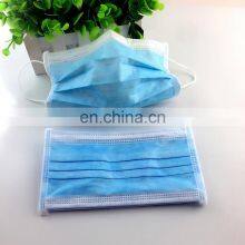 Customize Logo Masks Manufacturer 3 Ply Non Woven Mouth Cover Mask Facemask Disposable With Earloop thumbnail-3