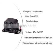Smart Siren Electronic Alarm Truck Siren IP66 12V~24Voltage Auto Car Reverse Back up Alarm 110dB Volume thumbnail-2
