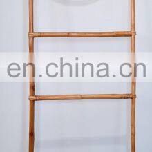 Hot Natural Rattan Blanket Towel Ladder / Quilt Ladder Rack Decorative Quilt Display Ladder 4 Tier Multifunction thumbnail-4