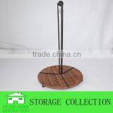 Handmade Wicker & Wire Paper Towel Holder thumbnail-1