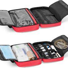Carryable First Aid Bag Empty, Emergency Trauma Bag for Accessories, Medical Supplies Bag With 2.5 Inner Flap, Red thumbnail-5