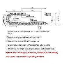 Machine Tool Drag Chain Bridge Plastic Track Carving Nylon Cable Threading Groove Industrial Transmission Cable Drag Chain thumbnail-3