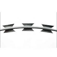 Direct Manufacturer Galvanized PVC Stainless Steel Razor Barbed Wire Plate Razor Barbed Wire thumbnail-3