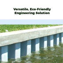 Non Toxic Vinyl Sheet Pile Environmentally Safe for Aquaculture Ponds and Wetlands thumbnail-6
