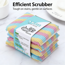 Heavy Duty Kitchen Scrub Sponges, Reusable Non-Scratch Scouring Pads for Pots & Pans thumbnail-1