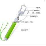2016 Super Mini Wired Selfie Stick All in One Foldable Colorful Selfie Stick Monopod for Iphone/samsung thumbnail-3