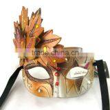 Gorgeous~ Anne Black Venetian Metal Masquerade Mask With Crystals Silver Venetian Masquerade Mask thumbnail-4