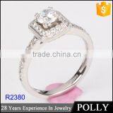 Guangzhou Panyu Factory New Model Design Ladies Finger Silver 925 Ring thumbnail-4