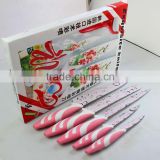 Hot selling promotion non-stick kitchen knife set