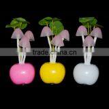 EU US Plug Electric Induction Dream Mushroom Fungus Lamp 3 LEDs Nightlight Bulb Home Decor LED RGB Breathing Night Lights 1pcs thumbnail-3