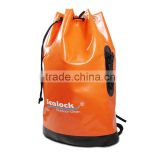 Orange pvc waterproof bag waterproof backpack for caving