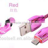 Coolsell Cool Laser Snake USB Charger Data Sync Cable For IPhone 6 Cable Samsung Micro USB Cable thumbnail-4