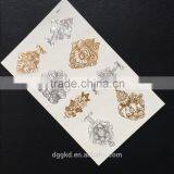 Jewelry Temporary Tattoos,face Tattoos,gold Metallic Tattoos/temporary Tattoo Sticker/gold Fake Tattoo thumbnail-1